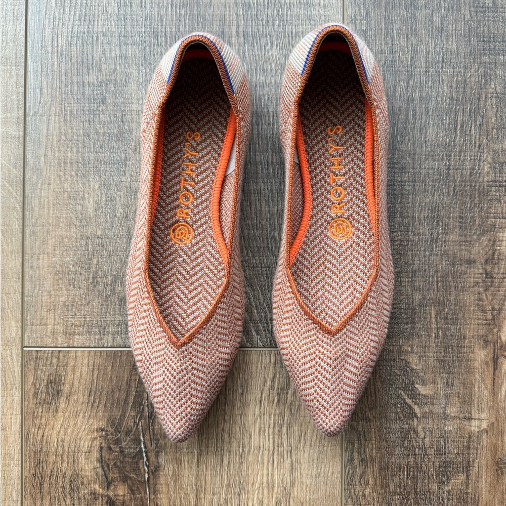 Rothy’s The Pointe shoe is herringbone wool